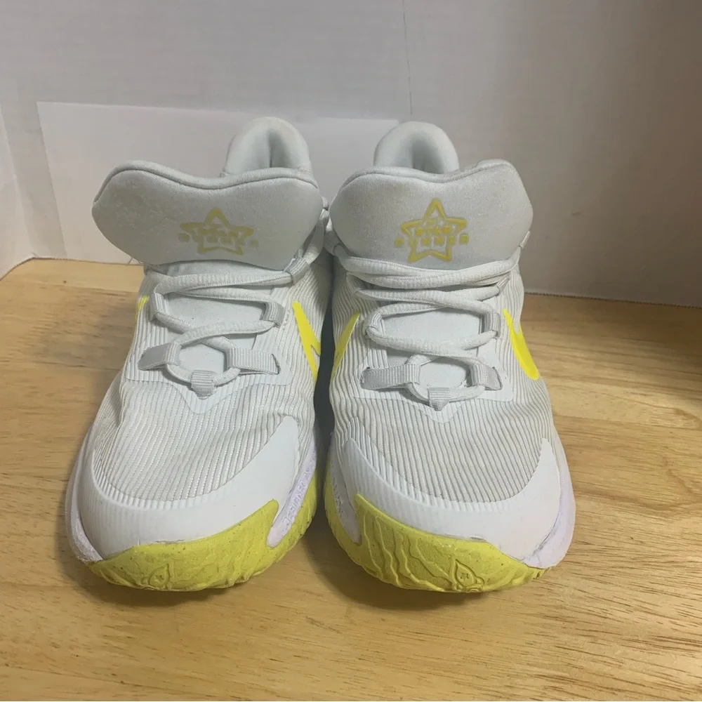Nike Kid's Star Runner 4 GS Summit White Opti Yellow Sneakers DX7615 101 Size 4Y